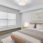 Sage Independence, Independent Living in Des Moines, IA newly renovated apartment furnished bedroom