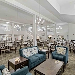 Stoneybrook Lodge Gracious Retirement Living Hawthorn Senior Independent Living in Corvallis, Oregon community dining room