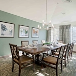 Olympus Ranch Gracious Retirement Living Hawthorn Senior Independent Living in Murray, Utah private dining room