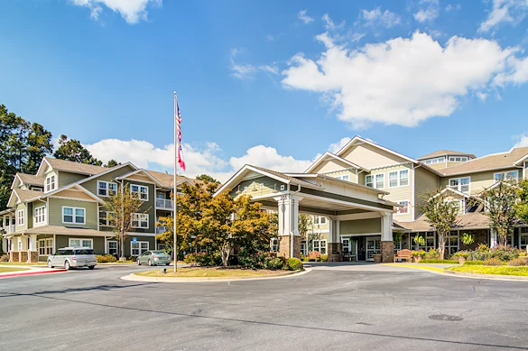 Cottonwood Estates Gracious Retirement Living Hawthorn Senior Independent Living in Alpharetta, Georgia front exterior