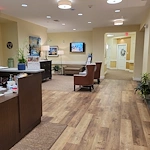 Concierge and sitting area