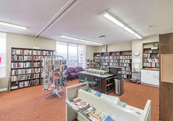 Piedmont Gardens Senior Living in Oakland, CA, library