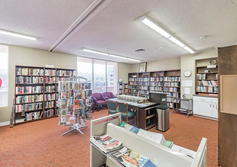 Piedmont Gardens Senior Living in Oakland, CA, library