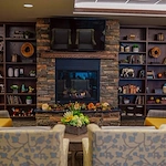 Fieldstone Memory Care of Puyallup fireplace