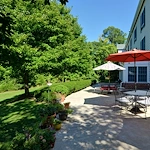 Charter Senior Living of Fredericksburg, Virginia, outdoor sitting area