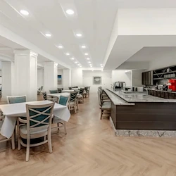Dining and bar area at The Blake at Panama City Beach