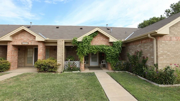 Wisteria Place Independent Living, independent living in Abilene, TX, exterior and individual apartment entrance