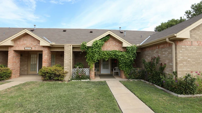 Wisteria Place Independent Living, independent living in Abilene, TX, exterior and individual apartment entrance