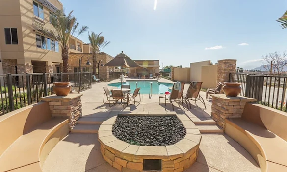 The Palms At La Quinta Gracious Retirement Living Hawthorn Senior Independent Living in La Quinta, California outdoor pool