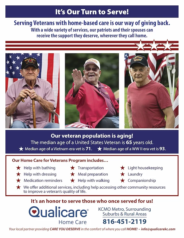 Qualicare Home Care Kansas City serving Veterans