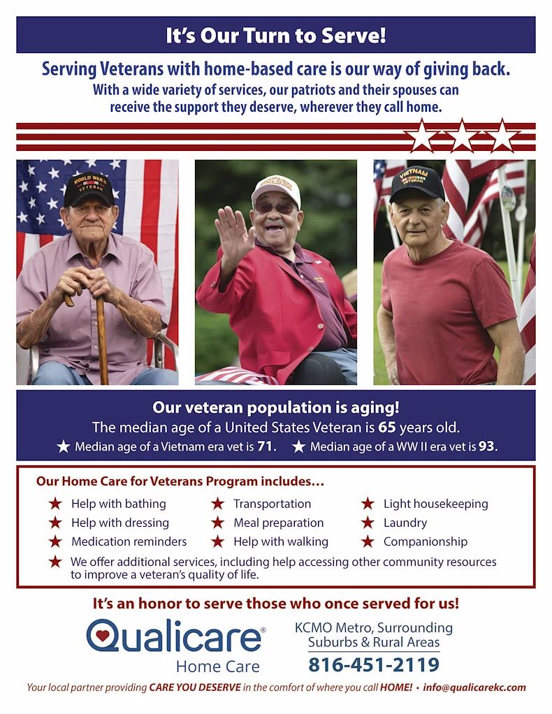 Qualicare Home Care Kansas City serving Veterans