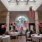 The McAuley dining area