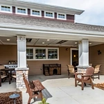 Greenridge Place Senior Assisted Living Memory Care in Westminster, CO front patio