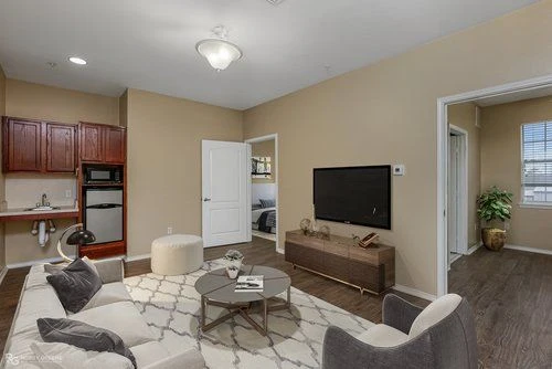 Montclair Park Assisted and Independent Senior Living in Shreveport, LA apartment living room