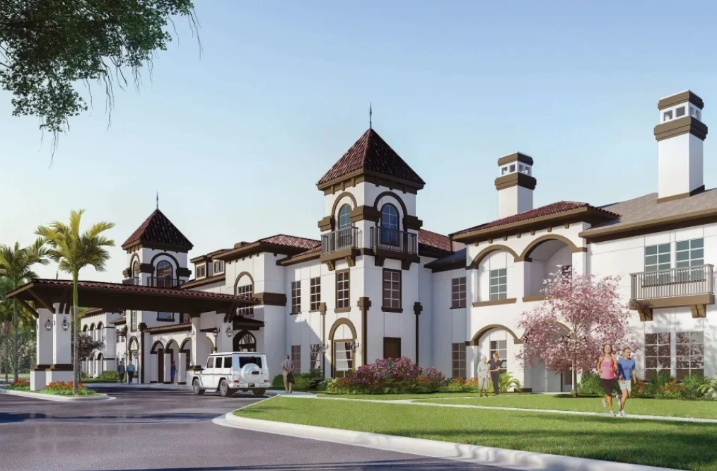 Front entrance at the Blake at LPGA