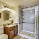 Judson Park Senior Living in Des Moines, WA, apartment bathroom