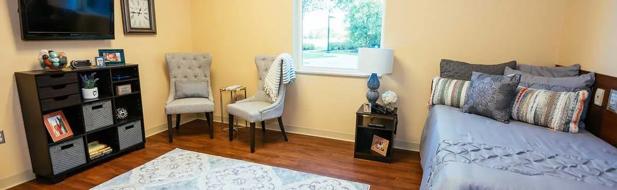 The Neighborhoods of White Lake Senior Living resident living space