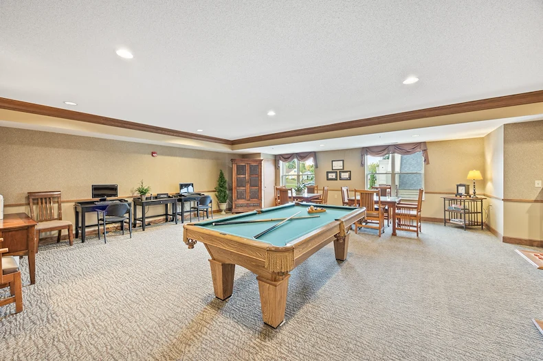 Ecumen Lakeshore Senior Living Game Room