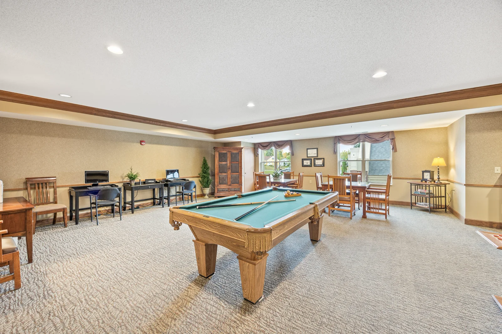 Ecumen Lakeshore Senior Living Game Room