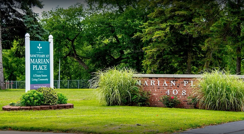 Marian Place Independent Living outdoor sign