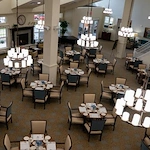 Osprey Heights Gracious Retirement Living Hawthorn Senior Independent Living in Valrico, Florida dining room