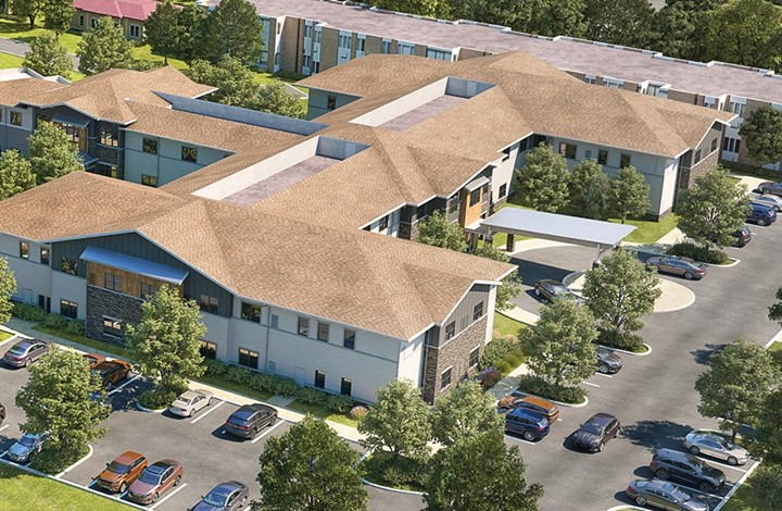 Rendering of Wellspring Living Health Center 