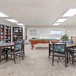 Shads Landing Gracious Retirement Living Hawthorn Senior Independent Living in Charlotte, North Carolina game room