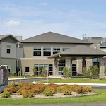 The Neighborhoods of White Lake Senior Living front entrance