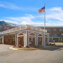 Barclay House of Tarboro senior living community offering independent living, assisted living, and memory care in Tarboro, NC, front exterior and entrance
