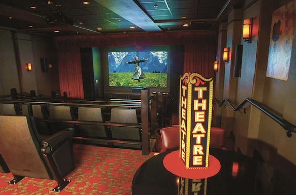 Cypress Springs Gracious Retirement Living Hawthorn Senior Independent Living in Lakewood Ranch, Florida movie theater