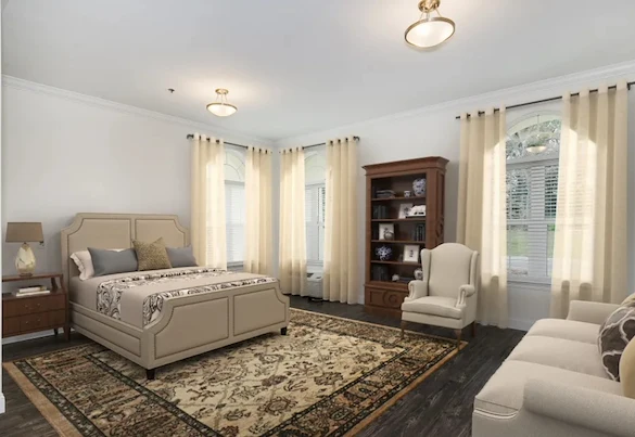 The Blake at Kingsport living area