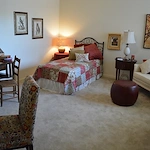 Allisonville Meadows Assisted Living offering assisted living, memory care, and respite care in Fishers, IN, apartment bedroom