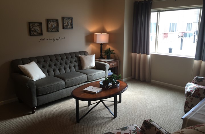 Assisted Living, One Bedroom (Living RM)