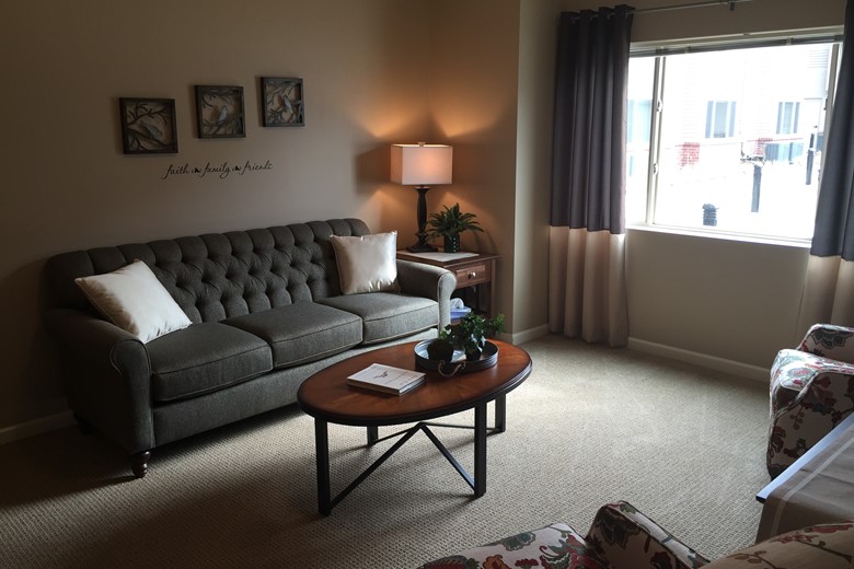 Assisted Living, One Bedroom (Living RM)