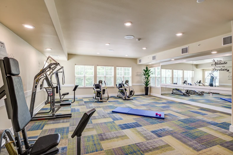 Sterling Heights Gracious Retirement Living Hawthorn Senior Independent Living in Bethlehem, Pennsylvania gym fitness center