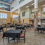 Montclair Park Assisted and Independent Senior Living in Shreveport, LA dining room