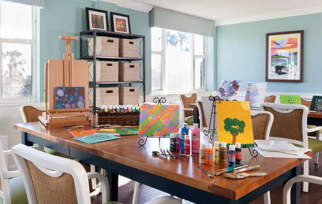 The Barclay at Pasadena craft area