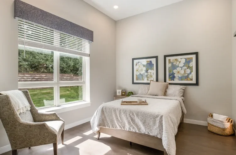 Cascade Creek Memory Care bedroom