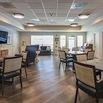 Charter Senior Living of Annapolis community space for sitting or socializing
