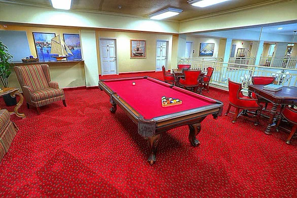 Ivy Creek Gracious Retirement Living Hawthorn Senior independent Living in Glen Mills, Pennsylvania billiards table