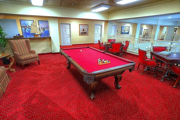 Ivy Creek Gracious Retirement Living Hawthorn Senior independent Living in Glen Mills, Pennsylvania billiards table