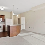 Kitchen in the apartments at the Waters of Edina 