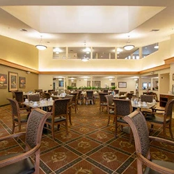 Wenatchee Senior Living by Cogir senior living community offering independent living, assisted living, and respite care in Wenatchee, WA, formal dining room