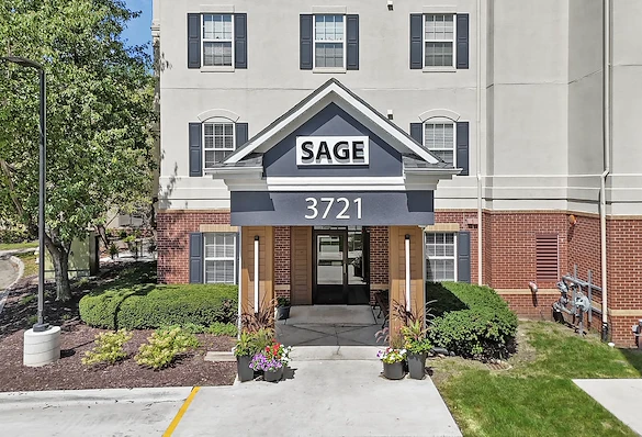 Sage Independence, Independent Living in Des Moines, IA front exterior
