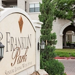 Franklin Park at Sonterra front exterior sign