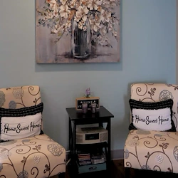 Legato Living Residential Memory Care at Old Town senior living community offering assisted living and memory care in Scottsdale, AZ, cozy sitting area with two chairs