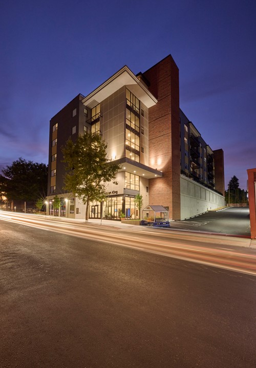 Landis Place on King is an innovative project in the heart of Lancaster City. It will be a mixed-use building with 79 apartments, 41 interior parking spaces, and commercial space. It is located at 239 West King Street