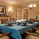 Charter Senior Living of Danvers private dining room
