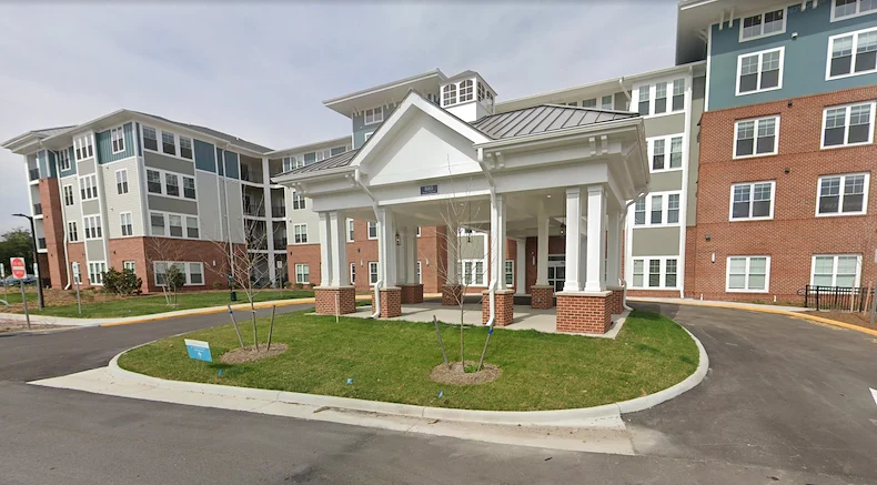 Acclaim at Greenbrier, senior living community offering active adult and independent living in Chesapeake, VA, front entrance