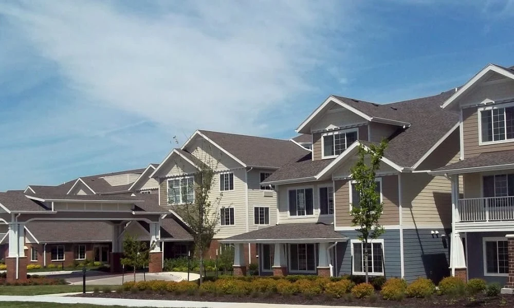Meadowlark Estates Gracious Retirement Living Hawthorn Senior Independent Living in Lawrence, Kansas front exterior